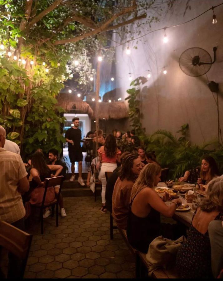 Mio Tulum Hotel Boutique 외부 사진 The interior of the restaurant